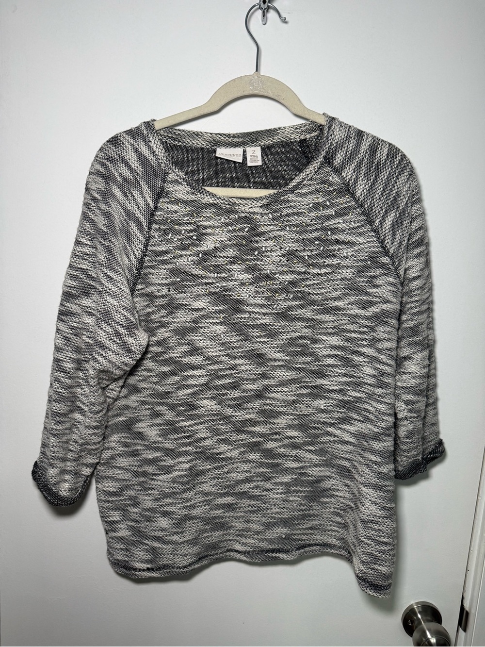 Chico’s Gray Knit Women's Sweater
